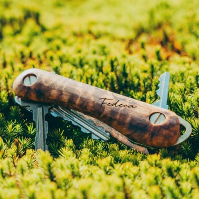【FEDECA×SKYWOOD】　キーオーガナイザー　杉杢　コラボ商品