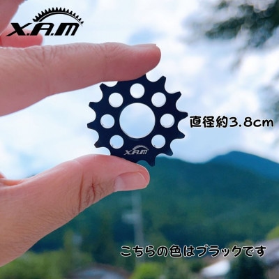 XAMミニチュアスプロケットキーホルダー『ブラック』