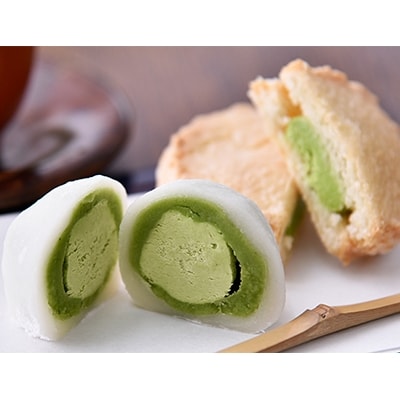 ふわぁふわぁ抹茶生大福・高級抹茶お菓子×2セット