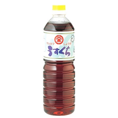熊本県人吉市　うまくち醤油1L×4本　うすくち醤油1L×2本