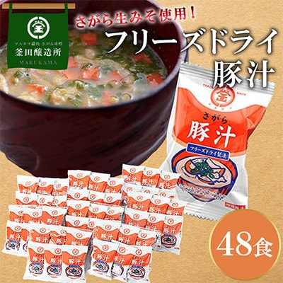 熊本県人吉市　フリーズドライ豚汁48食