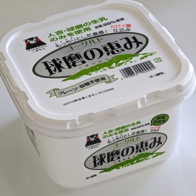 生乳100%にこだわった濃厚タイプ、球磨の恵みのむヨーグルト(無糖150g×10)(人吉市)