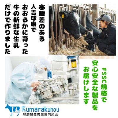 人吉球磨産　球磨の恵みA2牛乳　1000ml×2本