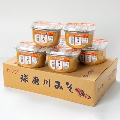 「ひとよしの百年蔵」いつきみそ 球磨川　750g×6カップ