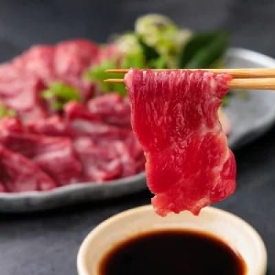 熊本肥育 上赤身馬刺しセット 約500g 1パック約50g(人吉市)