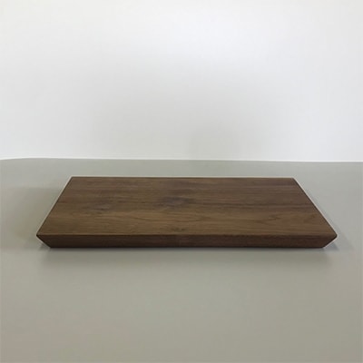 【ウォールナット材一枚板のカッティングボード・まな板】＜40cm×25cm＞mufactory