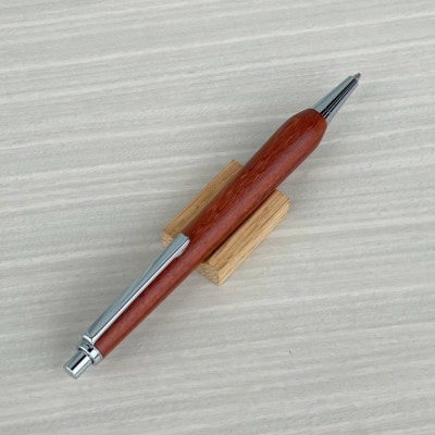 Slim 木軸シャープペンシル　紅紫檀(アフリカンパドゥク)0.5mm