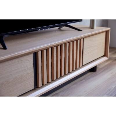 プラッド 150AVローボード オークナチュラル テレビボード【モーブル】【大川家具】