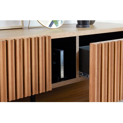 テレビボード 200cm ルーク<オークヴィンテージナチュラル>【大川家具】