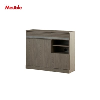 サイドボード 100cm シーン オークグレー【モーブル/大川家具】