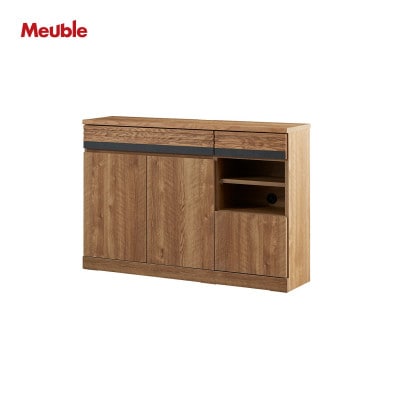 サイドボード 120cm シーン オークヴィンテージナチュラル【モーブル/大川家具】