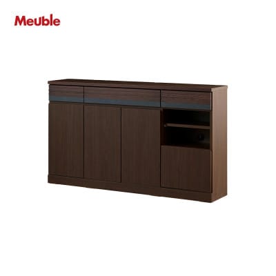 サイドボード 140cm シーン オークブラウン【モーブル/大川家具】