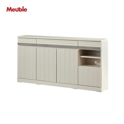 サイドボード 160cm シーン オークホワイト【モーブル/大川家具】