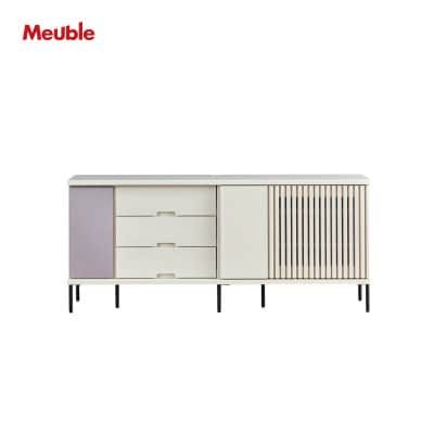 アゲロ 160cm サイドボード<オークホワイト>【モーブル】【大川家具】