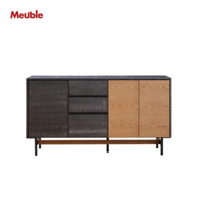 アルヴィン 150cm サイドボード〈オークヴィンテージナチュラル〉【モーブル】【大川家具】