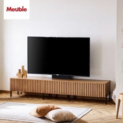 テレビボード 220cm ローボード ルーク2 オークヴィンテージナチュラル 【モーブル/大川家具】