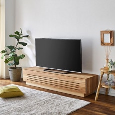 テレビ台 ルーチェ オーク無垢【サイズ:幅154-204cm、カラー:オーク無垢】