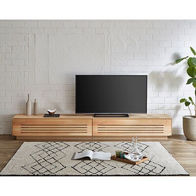 テレビ台 ルーチェ ヒノキ無垢【サイズ:幅214-244cm、カラー:ヒノキ無垢】