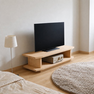 【無垢材のコンパクトテレビ台】miniテレビボード 80 メープル