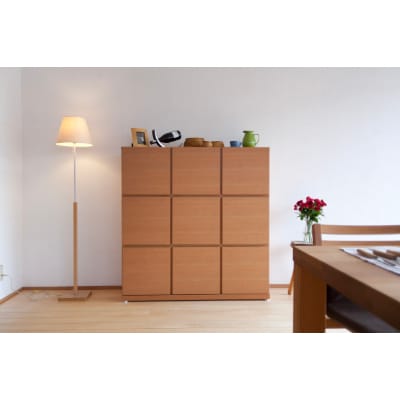 リビングボード キャビネット Confort Style 大川家具 ペルル120