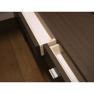 ロータイプドレッサー　ダークブラウン色