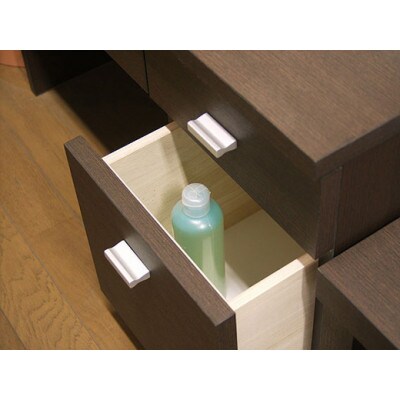 ロータイプドレッサー　ダークブラウン色