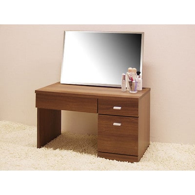 ロータイプドレッサー　ウォールナット色