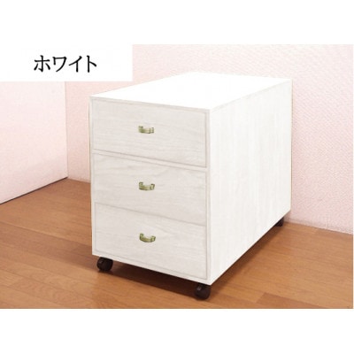 ふるさと納税 大川市 桐押入れ収納3段「咲」キャスター付き　ナチュラル色 桐押入れ収納3段「咲」キャスター付き ダークブラウン色 | 福岡県大川