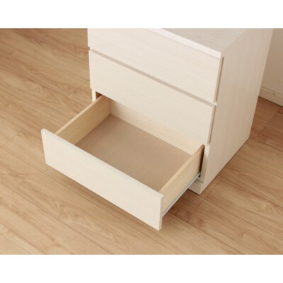 大川家具　システムベッド　マッシュ　ホワイト(ベッド、デスク、チェスト、シェルフ)