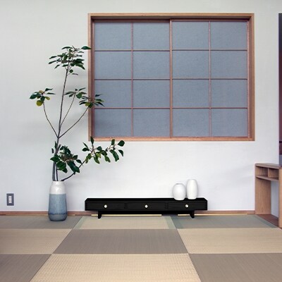 お部屋を素敵な空間に演出する【PAUSE コンソールロー スミイロ】職人MADE大川家具『境木工』