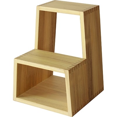 暮らしにプラスする小物家具【PRIMO ステップスツール  ヤマブキ】職人MADE大川家具『境木工』