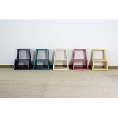 暮らしにプラスする小物家具【PRIMO ステップスツール  ヤマブキ】職人MADE大川家具『境木工』