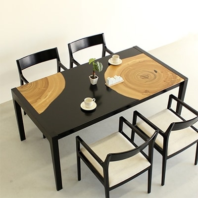 ダイニングセット　KUSU　160×85×70cm　楠　天然木　WAプラス