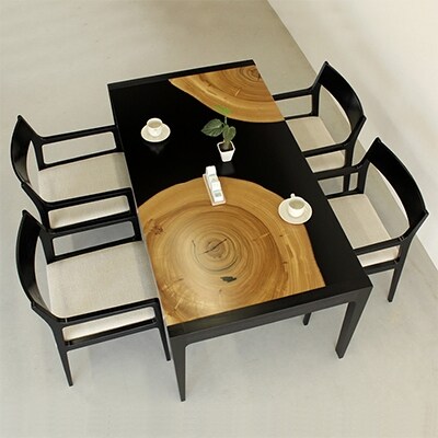 ダイニングセット　KUSU　160×85×70cm　楠　天然木　WAプラス