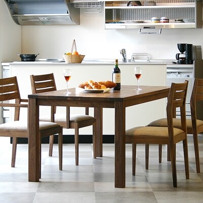 ダイニングテーブル　HOLZ-wa 140x85x72　大川市　WAプラス