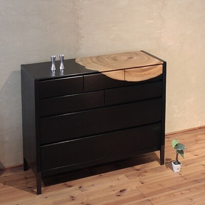 チェスト120　KUSU 120x45x95　楠　大川市　WAプラス