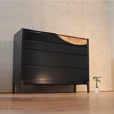 チェスト120　KUSU 120x45x95　楠　大川市　WAプラス
