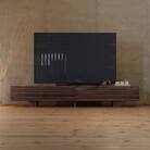 テレビボード　SLIT115-210wa　ウォールナット　210cm　大川市　WAプラス
