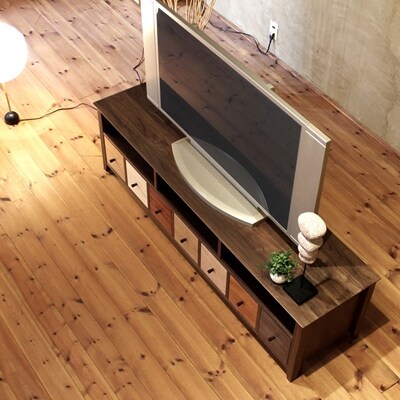 テレビボード　TONGARI　7wood-wal　156cm　大川市　WAプラス