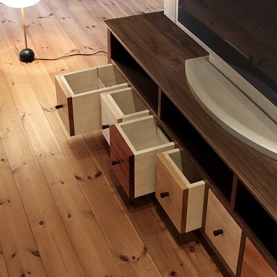 テレビボード　TONGARI　7wood-wal　156cm　大川市　WAプラス