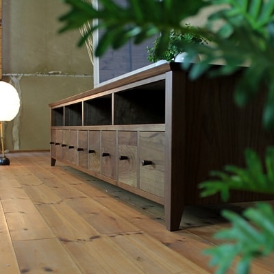 テレビボード　TONGARI　9wal-na　ウォールナット　198cm　大川市　WAプラス