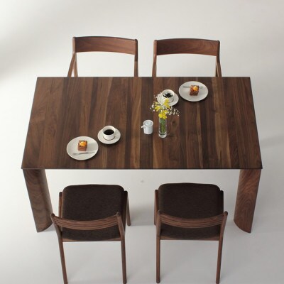 ダイニング5点セット　FUZOROI-wa 150x85x70　ウォールナット　大川市　WAプラス
