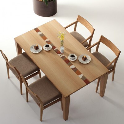 ダイニング5点セット　GAGA-ho　150×85×70　天然木　WAプラス　大川市