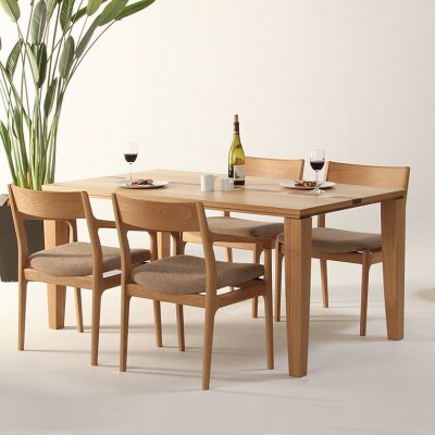 ダイニング5点セット　GAGA-ho　150×85×70　天然木　WAプラス　大川市