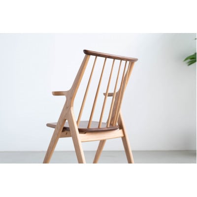 ウインザーチェア　オーデ　オーク&ウォールナット　大川家具