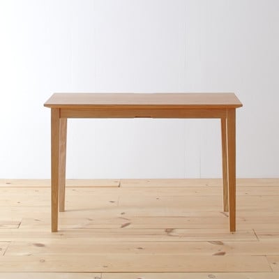 ライトデスク　110×60×72　オーク無垢材　大川家具　北欧デザイン