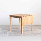 伸長式ダイニングテーブル　W75-110　SAIKA　オーク無垢材　大川市　WAプラス