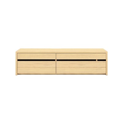 高級テレビボード無垢コリーナ(テレビ台,完成品)幅160cm メープル