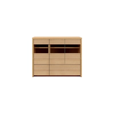 高級サイドボード無垢コリーナ(テレビ台,完成品)幅100cm メープル