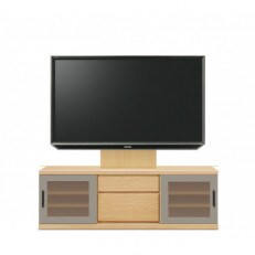 高級テレビボード天然木アーザ壁掛けセット(テレビ台,完成品)幅150cm H45 メープル